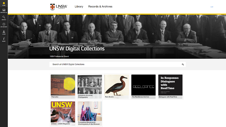 University of New South Wales Recollect Homepage