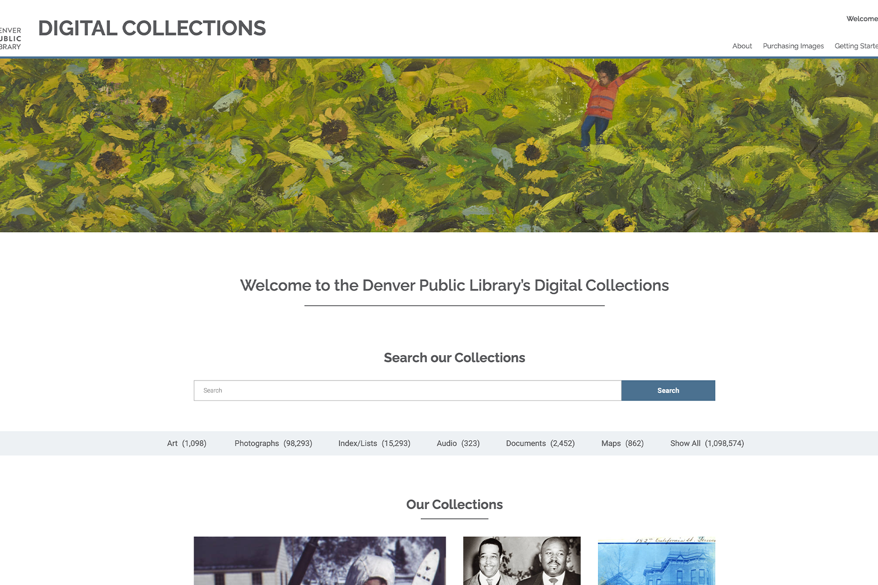 Denver Public Library Recollect Homepage